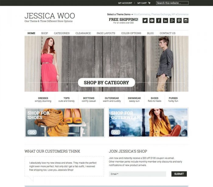Jessica WooCommerce Theme