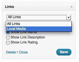 How to Display Links Categories in Different Sidebar Widgets