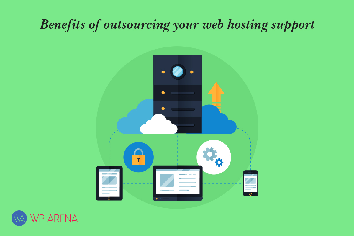 outsourcing web hosting support benefits