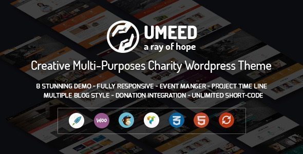 Umeed - A Ray of Hope Multipurpose WordPress Theme
