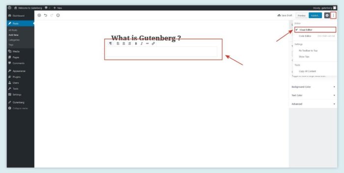 What is Gutenberg?