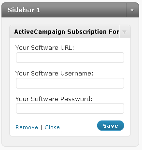 ActiveCampaign Subscription Form