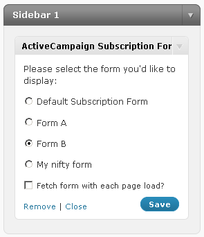 ActiveCampaign Subscription Form1