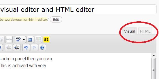 html and text editor difference