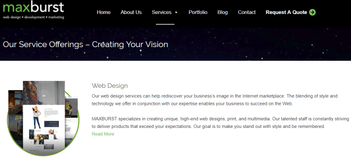 Maxburst Web Designing Agency