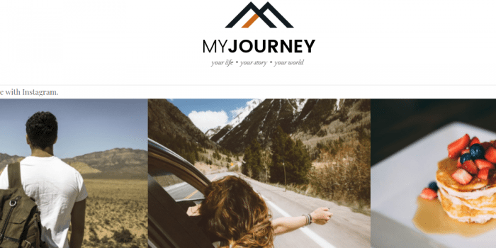My Journey WordPress Tumblr Theme