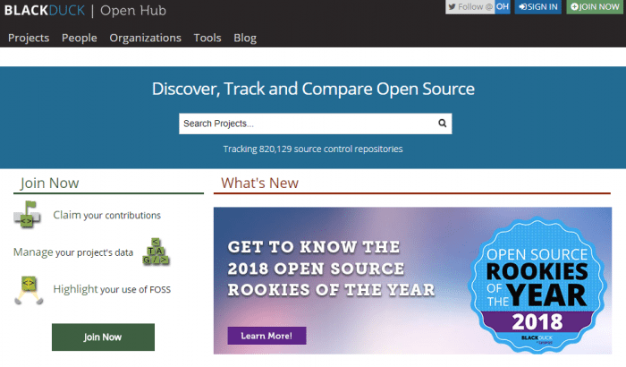 Ohloh Source Code Search Engines