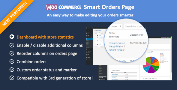Woocommerce Smart Orders Page